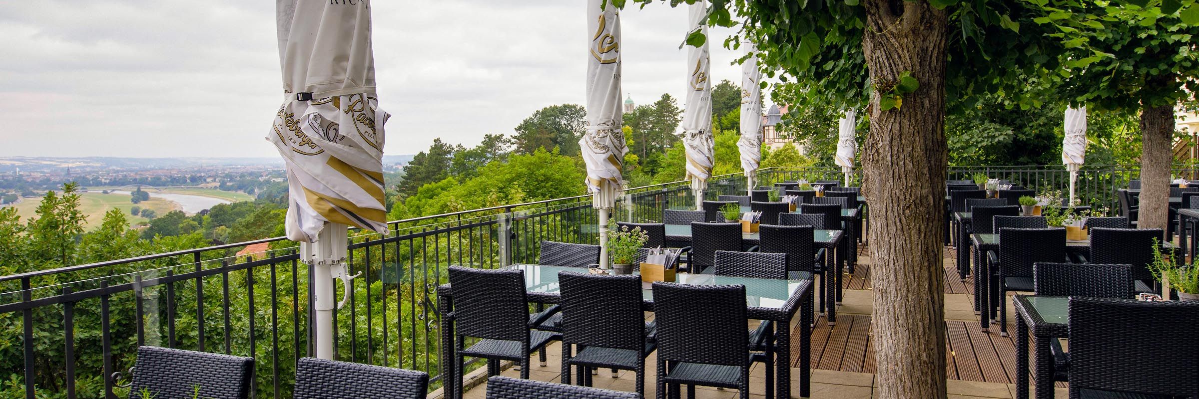 Unsere Luisenhof-Terrasse